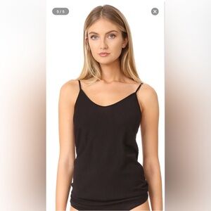 Skin Black Sexy Cami Women's Top, Size 2/Medium, Organic Cotton